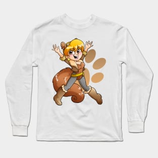 The Girl of Squirrel Long Sleeve T-Shirt